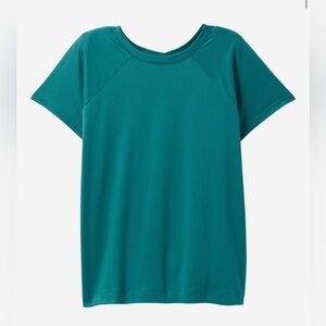 NWT PrAna alpenglow short sleeve plus in cove Size 1X